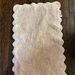 Anthropologie Cream Textured Rug